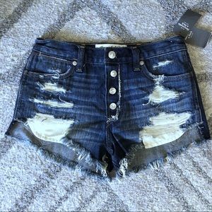 Abercrombie & Fitch High rise shorts W23
